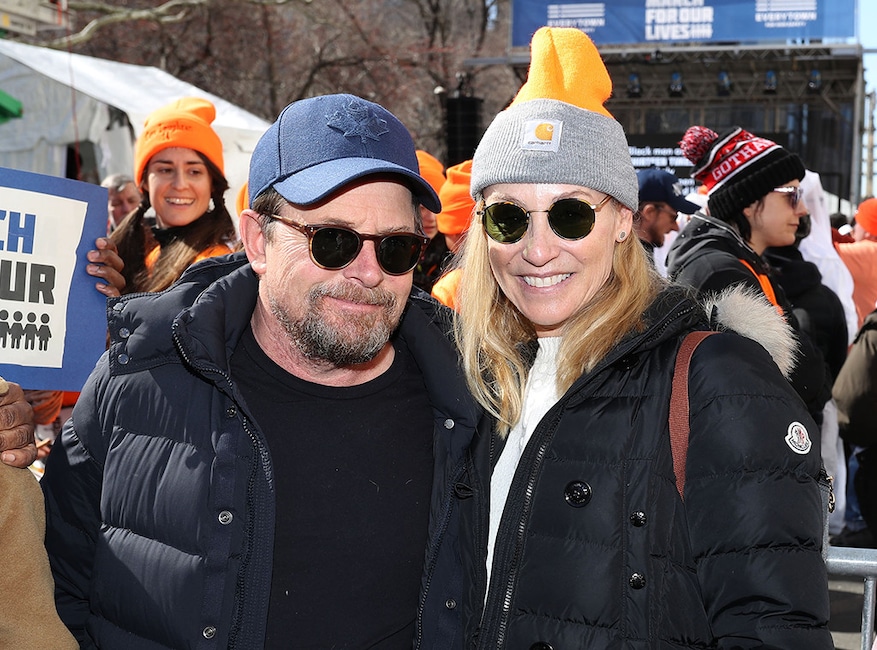 Michael J. Fox, Tracy Pollan, 2018